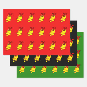 Xmas Jingle Bells Christmas Inpakpapier Vel