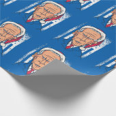 xmas joe biden santa claus cadeaupapier (Hoek)