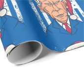 xmas joe biden santa claus cadeaupapier (Rol Hoek)