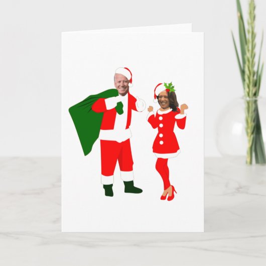 xmas joe biden santa kamala harris (Voorkant)
