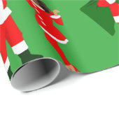 xmas joe biden santa kamala harris cadeaupapier (Rol Hoek)