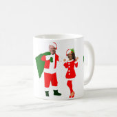 xmas joe biden santa kamala harris koffiemok (Voorkant rechts)