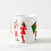 xmas joe biden santa kamala harris koffiemok (Voorkant links)