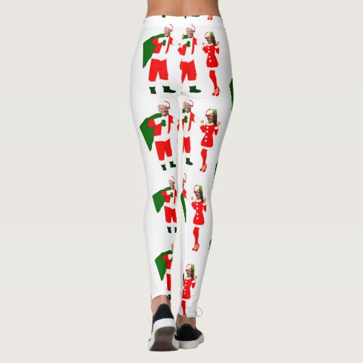 xmas joe biden santa kamala harris leggings (Achterkant)