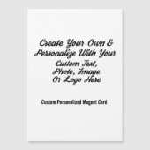 Xmas Kaart Magnet - Gepersonaliseerde vakantie Kee (Voorkant)