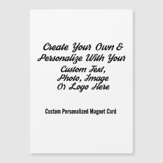 Xmas Kaart Magnet - Gepersonaliseerde vakantie Kee (Voorkant)