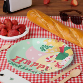 Xmas kantoor Party Supplies Papieren Bordje