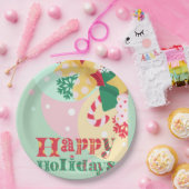 Xmas kantoor Party Supplies Papieren Bordje (Feest)