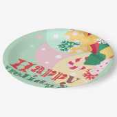 Xmas kantoor Party Supplies Papieren Bordje (Gekanteld)