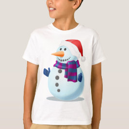 Xmas Kinder Sweatshirt-Snowman Design T-shirt