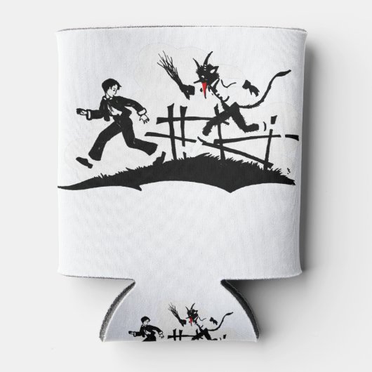 xmas krampus blikjeskoeler (Voorkant)