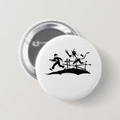 xmas krampus ronde button 5,7 cm (Voorkant /achterkant)