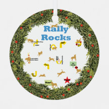 XMas Krans Rally Rocks Honden