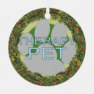 XMas kranstherapie PET Metalen Ornament
