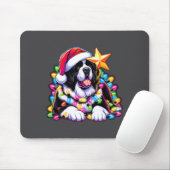 Xmas Landseer Newfoundland Dog Tangled Christmas L Muismat (Met muis)