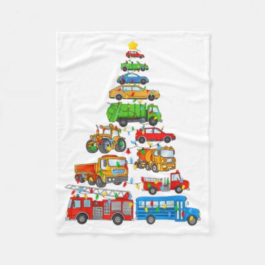 Xmas Light Christmas Tree, Funny Xmas Boys Kids To Fleece Deken (Voorkant)