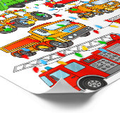 Xmas Light Christmas Tree, Funny Xmas Boys Kids To Poster (Hoek)