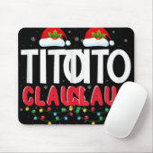 Xmas Light Tito Santa Claus Christmas Matching Cos Muismat (Met muis)