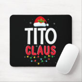 Xmas Light Tito Santa Claus Christmas Matching Cos Muismat (Met muis)