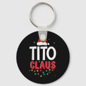 Xmas Light Tito Santa Claus Christmas Matching Cos Sleutelhanger (Voorkant)