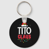 Xmas Light Tito Santa Claus Christmas Matching Cos Sleutelhanger (Voorkant)