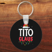 Xmas Light Tito Santa Claus Christmas Matching Cos Sleutelhanger (Voorkant)