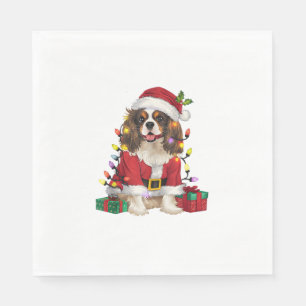 Xmas Lighting Cavalier King Charles Spaniel Dog Ch Servet
