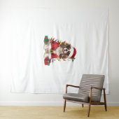 Xmas Lighting Cavalier King Charles Spaniel Dog Ch Wandkleed (In Situ (horizontaal))