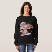 Xmas Lighting Tree Santa Hat Rabbit Bunny Christma Trui (Voorkant volledig)