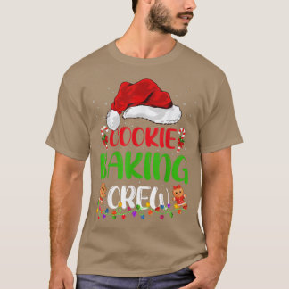 Xmas Lights Gingerbrood Cookie Baking Crew Christm T-shirt