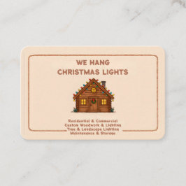 ❄️🤶 Xmas Lights Installation QR Visitekaartje