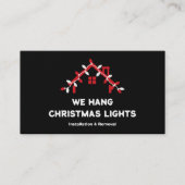 🎄 Xmas Lights Installation QR Visitekaartje (Voorkant)