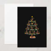 Xmas Lights Newfoundland Dog kerstboompremie Kaart (Voorkant / Achterkant)