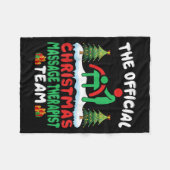 Xmas Mage Therast Team - Mage Therapy Christmas  Fleece Deken (Voorkant (Horizontaal))