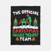 Xmas Mage Therast Team - Mage Therapy Christmas Fleece Deken (Voorkant)