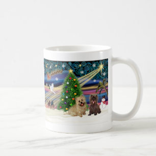 Xmas Magic-Cairn Paar-tarwe+nijver Koffiemok