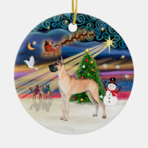 Xmas Magic - Fawn Grote Deen (stand) Keramisch Ornament