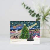 XMAS MAGIC-Scottie2B Feestdagenkaart (Staand voorkant)