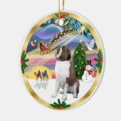 Xmas Magic - St. Bernard 1 Keramisch Ornament (Links)