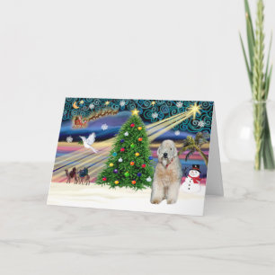 Xmas Magic - Wheaten Terrier - Gepersonaliseerd Feestdagen Kaart