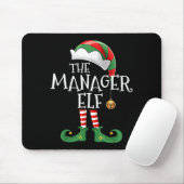Xmas Manager Elf Matching Family Group Christmas E Muismat (Met muis)