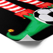 Xmas Matching Soccer Elf Pajama Christmas Team S Poster (Hoek)