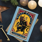 Xmas Merry Krampus Naughty Brats Circus Poster Uitnodiging Briefkaart