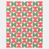 Xmas Mid-Century Fleece Deken (Voorkant)