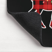 Xmas Moose Red And Black Buffalo Plaid Christmas L Muismat (Hoek)