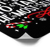 Xmas Most Likely To Take The Most Selfies Matching Poster (Hoek)