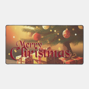 Xmas Motief, met Cadeaus Onder de Kerstboom Bureaumat