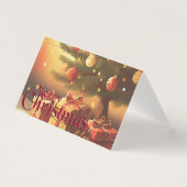 Xmas Motief, met Cadeaus Onder de Kerstboom Kaart (Voorkant)