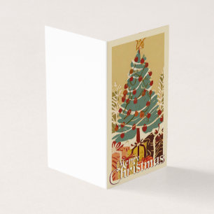 Xmas Motief, met Cadeaus Onder de Kerstboom Kaart