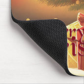 Xmas Motief, met Cadeaus Onder de Kerstboom Muismat (Hoek)